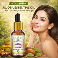 Bhudevam Naturals Khadi Jojoba Essential Oil Natural Carrier Oil for Face, Skin, Hair Growth, Beard Care, Massage & DIY Skincare 15ml - 4
