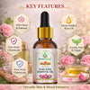 Bhudevam Naturals Khadi Rose Essential Oil for Skin & Hair Care – 100% Pure Natural Steam Distilled Rose Oil for Face, Acne, Aromatherapy, Diffuser 15ml - 2
