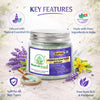 Bhudevam Naturals Khadi Lavender & Basil Bath Salts – Relaxing Aromatherapy Soak for Stress Relief, Muscle Relaxation & Skin Care 200gm - 3