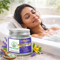 Bhudevam Naturals Khadi Lavender & Basil Bath Salts – Relaxing Aromatherapy Soak for Stress Relief, Muscle Relaxation & Skin Care 200gm - 4