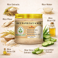 Bhudevam Naturals Khadi Rice Water Face Scrub for Women & Men – Gentle Exfoliation for Clear, Smooth & Radiant Skin 150gm - 4