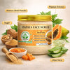 Bhudevam Naturals Khadi Papaya Face Scrub for Tan Removal – Exfoliating Scrub for Dead Skin, Dark Spots & Skin Glow 150gm - 6