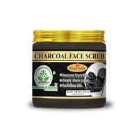 Bhudevam Naturals Khadi Charcoal Face Scrub for Blackheads, Acne, Oil Control, Deep Cleansing & Skin Detox Exfoliation 150gm - 1