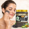 Bhudevam Naturals Khadi Charcoal Face Scrub for Blackheads, Acne, Oil Control, Deep Cleansing & Skin Detox Exfoliation 150gm - 5