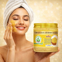 Bhudevam Naturals Khadi Ubtan Face & Body Scrub for Tan Removal – Herbal Exfoliating Scrub for Brightening & Skin Polishing 150gm - 3