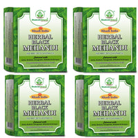 Bhudevam Naturals Khadi Black Mehndi Henna Powder for Hair – Natural Herbal Hair Dye for Grey Coverage & Deep Black Shine 320gm - 1