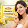 Bhudevam Naturals Khadi 100% Natural Lemon Bath Soap – Skin Brightening & Oil Control Soap, Herbal Formula, Safe for Daily Use 500gm - 3