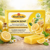 Bhudevam Naturals Khadi 100% Natural Lemon Bath Soap – Skin Brightening & Oil Control Soap, Herbal Formula, Safe for Daily Use 500gm - 4