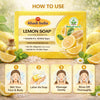 Bhudevam Naturals Khadi 100% Natural Lemon Bath Soap – Skin Brightening & Oil Control Soap, Herbal Formula, Safe for Daily Use 500gm - 7