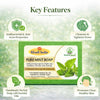 Bhudevam Naturals Khadi Mint Soap for Bath – Cooling Effect, Antibacterial Body Soap, Keeps Skin Fresh & Clean All Day 500gm - 2
