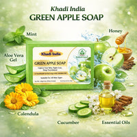 Bhudevam Naturals Khadi Goat Milk Bath Soap for Deep Moisturizing & Gentle Cleansing 500gm - 2