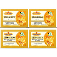 Bhudevam Naturals Khadi Orange Soap with Vitamin C – Skin Brightening & Refreshing Bath Bar 500gm - 1