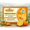 Bhudevam Naturals Khadi Orange Soap with Vitamin C – Skin Brightening & Refreshing Bath Bar 500gm - 2