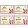 Bhudevam Naturals Khadi Handmade Peach Soap for Smooth & Radiant Skin 500gm - 1