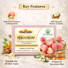 Bhudevam Naturals Khadi Handmade Peach Soap for Smooth & Radiant Skin 500gm - 3