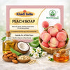 Bhudevam Naturals Khadi Handmade Peach Soap for Smooth & Radiant Skin 500gm - 6