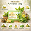 Bhudevam Naturals Khadi Green Tea Bath Soap for Clear & Healthy Skin | Natural Handmade Soap for Acne & Oil Control 500gm - 5