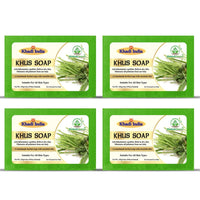 Bhudevam Naturals Khadi Handmade Khus Soap For Cooling & Skin Refreshing Bath Soap 500gm - 1