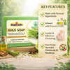 Bhudevam Naturals Khadi Handmade Khus Soap For Cooling & Skin Refreshing Bath Soap 500gm - 2