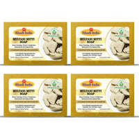 Bhudevam Naturals Khadi Handmade Multani Mitti Soap For Deep Cleansing & Oil Control Bath Soap 500gm - 1
