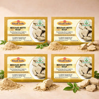 Bhudevam Naturals Khadi Handmade Multani Mitti Soap For Deep Cleansing & Oil Control Bath Soap 500gm - 3