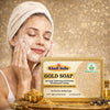 Bhudevam Naturals Khadi Handmade Gold Soap For Luxury Skin Brightening & Glow Soap 500gm - 5