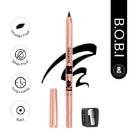 BOBI 24 Hours Kajal For Eyes | Smudgeproof Waterproof Formula | Deep Black Pigment | Cruelty-Free Paraben-Free | Smooth Application | Long Lasting Wear-1.5 gm - 2