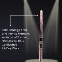 BOBI 24 Hours Kajal For Eyes | Smudgeproof Waterproof Formula | Deep Black Pigment | Cruelty-Free Paraben-Free | Smooth Application | Long Lasting Wear-1.5 gm - 6