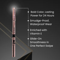 BOBI 24 Hours Kajal For Eyes | Smudgeproof Waterproof Formula | Deep Black Pigment | Cruelty-Free Paraben-Free | Smooth Application | Long Lasting Wear-1.5 gm - 7