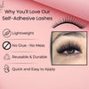 BOBI Self Adhesive Eyelashes SA30 Cat Eye – Winged Corner Volume | Elongated Eye Look | No Glue | Reusable | Quick Stick-On Style 20 gm - 6