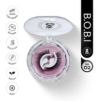 BOBI Self Adhesive Eyelashes SA02 Doll Eye – Soft Center Volume | Wide-Eyed Effect | Youthful Lift | No Glue Needed | Reusable | Lightweight Design 20 gm - 1