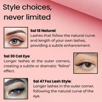 BOBI Self Adhesive Eyelashes SA02 Doll Eye – Soft Center Volume | Wide-Eyed Effect | Youthful Lift | No Glue Needed | Reusable | Lightweight Design 20 gm - 6