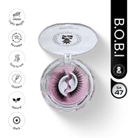 BOBI Self Adhesive Eyelashes SA47 Fox Lash Style – Outer Edge Lift | Bold Curved Look | No Glue | Reusable | Easy Stick-On Finish 20 gm - 1