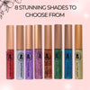 BOBI Glitter Eyeliner Red | Diamond Sparkle Finish | Waterproof Long Wear | Quick Dry Smudgeproof | Felt-Tip Precision | Cruelty-Free Paraben-Free-5ml - 6