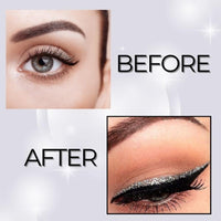 BOBI Glitter Eyeliner Silver | Diamond Sparkle Finish | Waterproof Long Wear | Quick Dry Smudgeproof | Felt-Tip Precision | Cruelty-Free Paraben-Free-5ml - 3