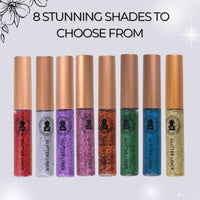 BOBI Glitter Eyeliner Silver | Diamond Sparkle Finish | Waterproof Long Wear | Quick Dry Smudgeproof | Felt-Tip Precision | Cruelty-Free Paraben-Free-5ml - 6