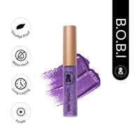 BOBI Glitter Eyeliner Purple | Diamond Sparkle Finish | Waterproof Long Wear | Quick Dry Smudgeproof | Felt-Tip Precision | Cruelty-Free Paraben-Free-5ml - 2