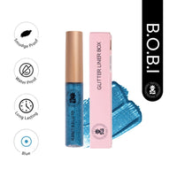 BOBI Glitter Eyeliner Blue | Diamond Sparkle Finish | Waterproof Long Wear | Quick Dry Smudgeproof | Felt-Tip Precision | Cruelty-Free Paraben-Free-5ml - 1