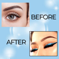 BOBI Glitter Eyeliner Blue | Diamond Sparkle Finish | Waterproof Long Wear | Quick Dry Smudgeproof | Felt-Tip Precision | Cruelty-Free Paraben-Free-5ml - 3