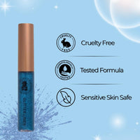 BOBI Glitter Eyeliner Blue | Diamond Sparkle Finish | Waterproof Long Wear | Quick Dry Smudgeproof | Felt-Tip Precision | Cruelty-Free Paraben-Free-5ml - 5