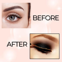 BOBI Glitter Eyeliner Orange | Diamond Sparkle Finish | Waterproof Long Wear | Quick Dry Smudgeproof | Felt-Tip Precision | Cruelty-Free Paraben-Free 5 ml - 3