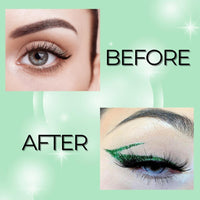 BOBI Glitter Eyeliner Green | Diamond Sparkle Finish | Waterproof Long Wear | Quick Dry Smudgeproof | Felt-Tip Precision | Cruelty-Free Paraben-Free-5ml - 3
