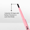 BOBI Eyebrow Pencil Black | Waterproof Smudgeproof Finish | Built-In Spoolie Brush | Long Lasting Smooth Texture | Paraben-Free Cruelty-Free | Precision Brow Definer-5 gm - 3