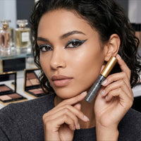 BOBI Glitter Eyeliner Black | Diamond Sparkle Finish | Waterproof Long Wear | Quick Dry Smudgeproof | Felt-Tip Precision | Cruelty-Free Paraben-Free-5ml - 2