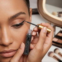 BOBI Glitter Eyeliner Black | Diamond Sparkle Finish | Waterproof Long Wear | Quick Dry Smudgeproof | Felt-Tip Precision | Cruelty-Free Paraben-Free-5ml - 4