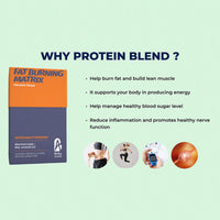 BonAiyu Health Whey Protein Blend Fat Burning Matrix Chocolate Flavour 30 gm * 10