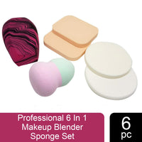Bronson professional 6 In 1 Makeup Blender Sponge Set