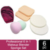 Bronson professional 6 In 1 Makeup Blender Sponge Set