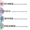 Bronson professional Glass Nail Shiner & Filer