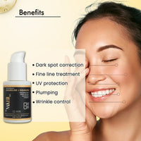 By NAKED fact Anti Ageing Serum for Face with Argireline, Niacinamide, Vitamin E & Squalene for Mature, Combination & Dry Skin - 30ml